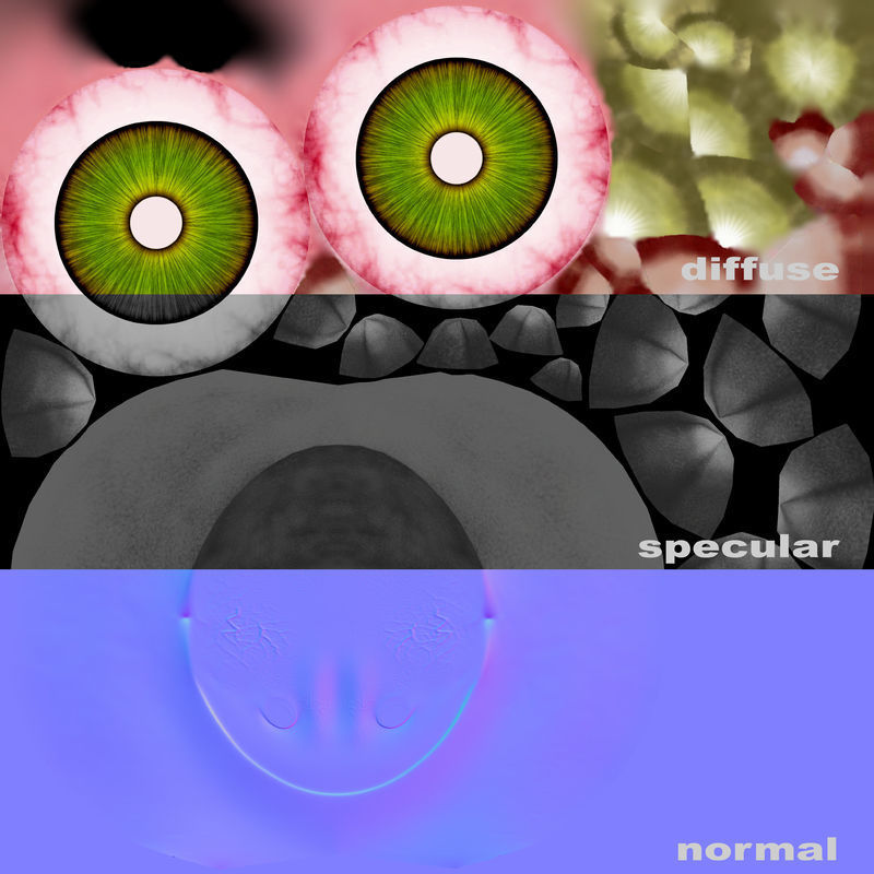 Pacman Rigged Low-poly 3D model_10