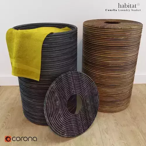 Laundry basket Habitat 3D model
