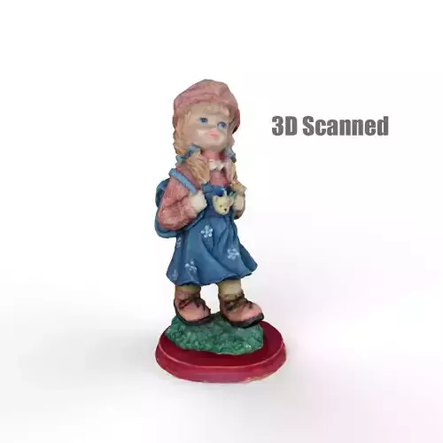 Little Girl Scanned 3D model