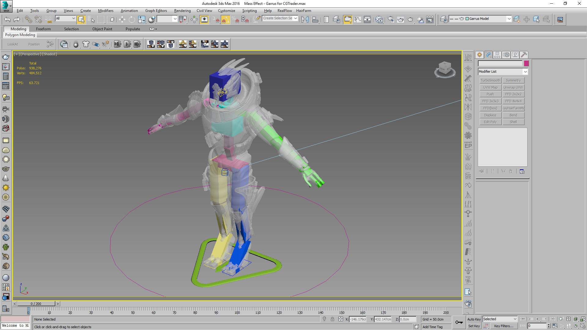 MASS EFFECT - Garrus Vakarian with Black Widow Rifle 3D model_30