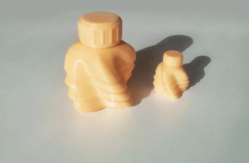 Bottle and Screw Cap 3D print model