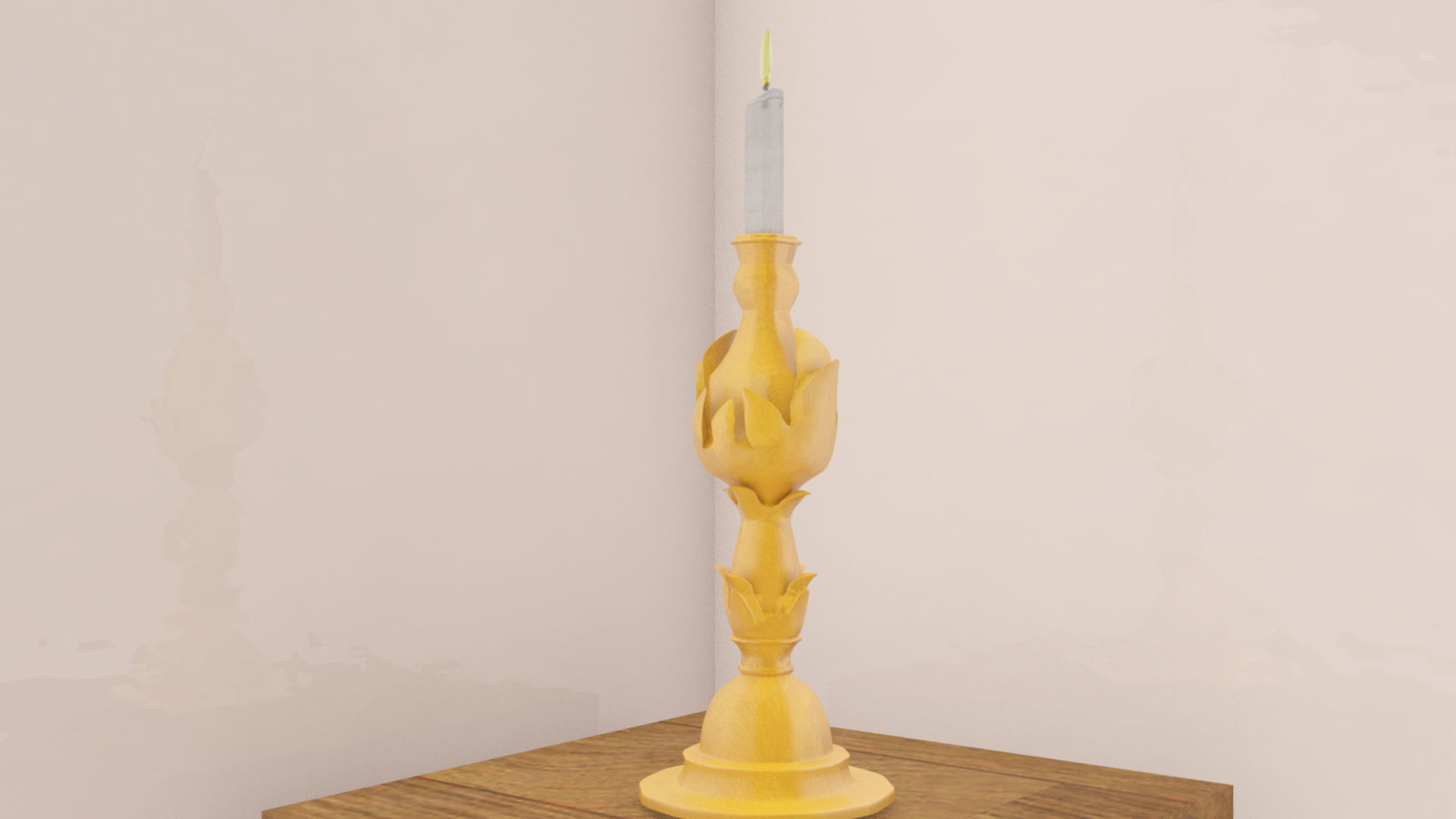 Candle Holder 3D model_4