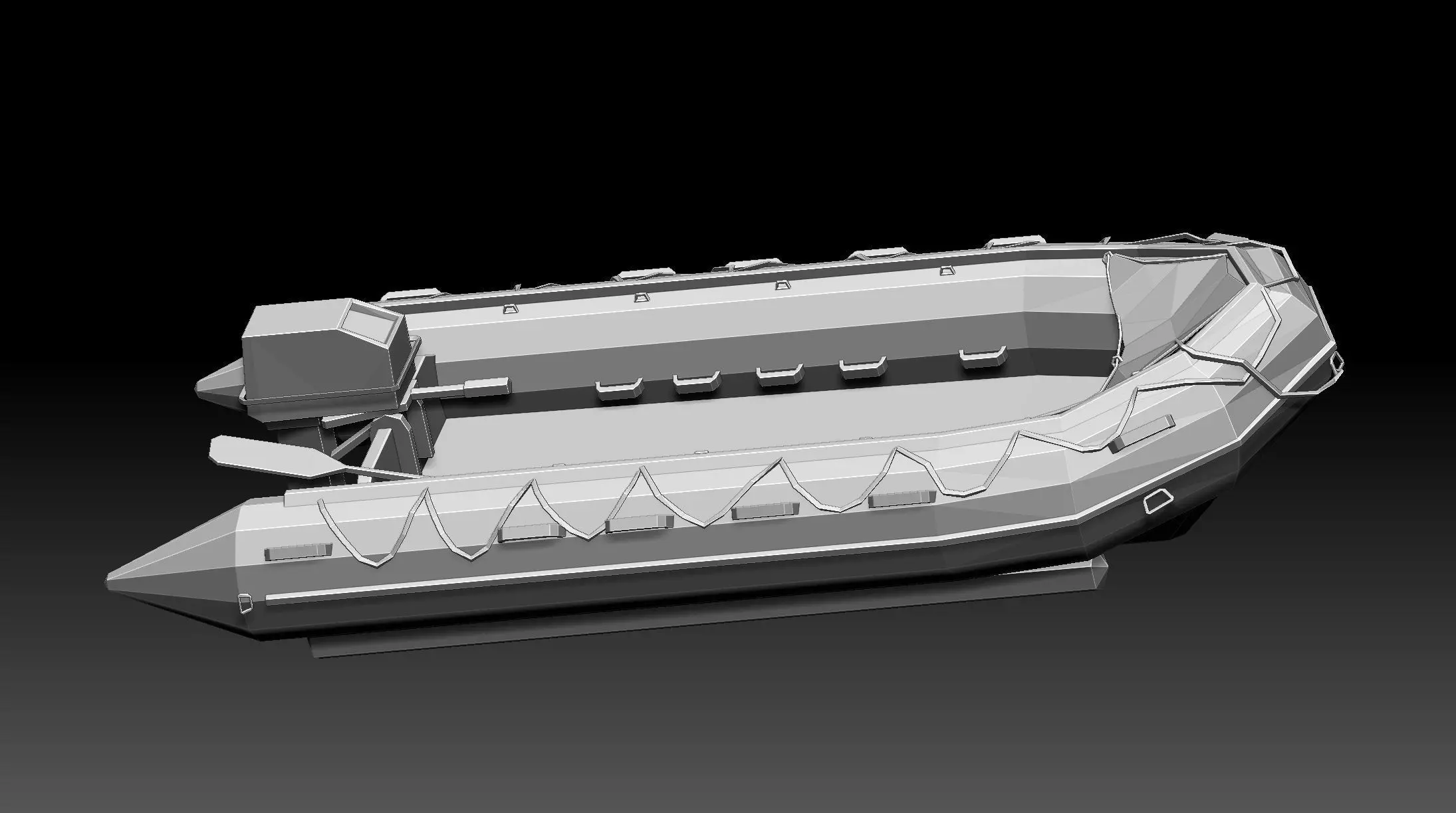 Zodiac outboard Free 3D print model