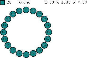 60 pendant 3D print model_2