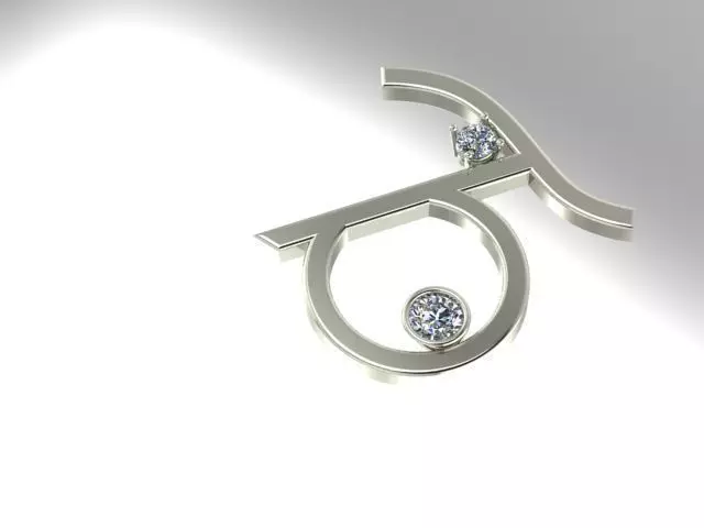 75 pendant 3D print model_0