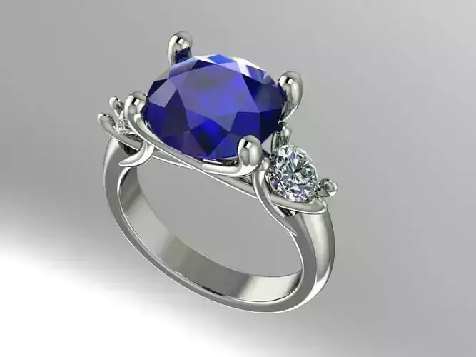 3 stone engagement ring