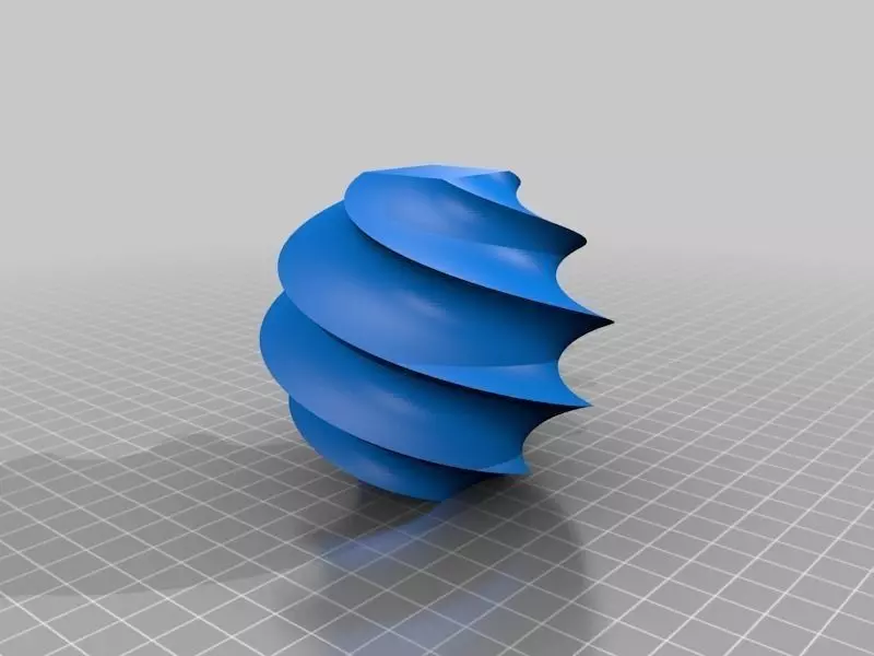 Twisted flower Vase  Free 3D print model_0