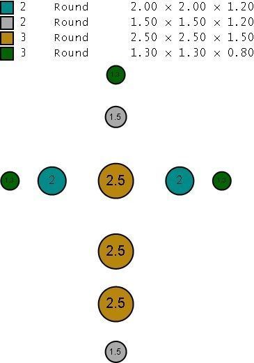 diamond cross pendant 3D print model_2