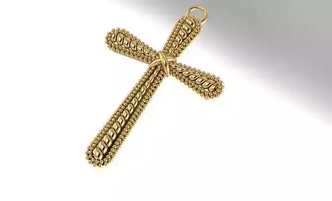 cross pendant 3D print model