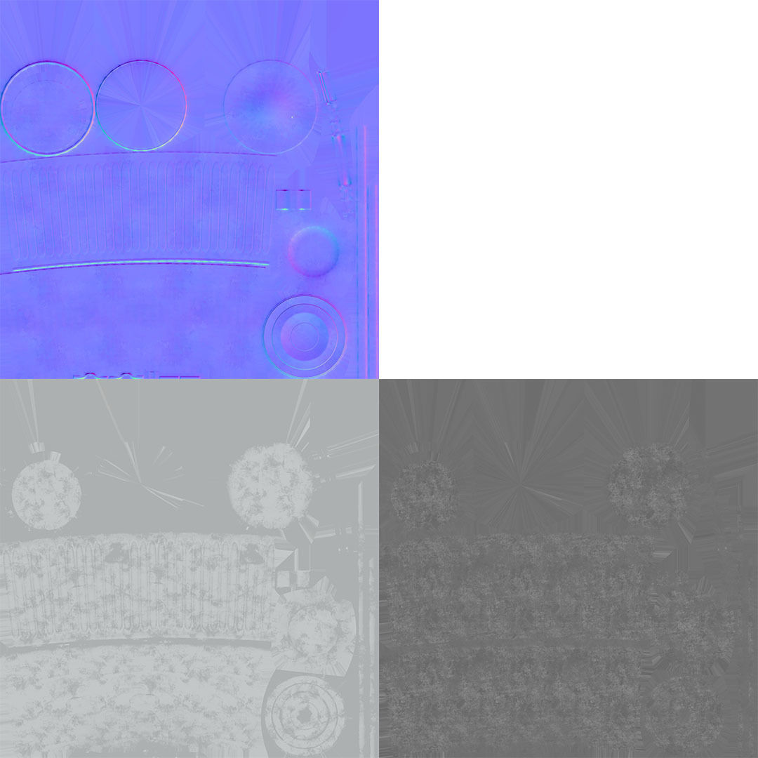 Metal Trash Can - PBR Game Ready Low-poly 3D model_10