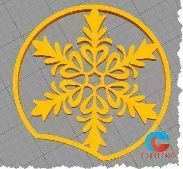 Disney Frozen Inspired Mouse Ear - Snowflake 1