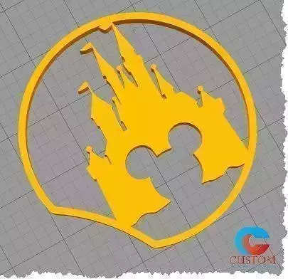 Disney Inspired Mouse Ear - Castle with Mouse