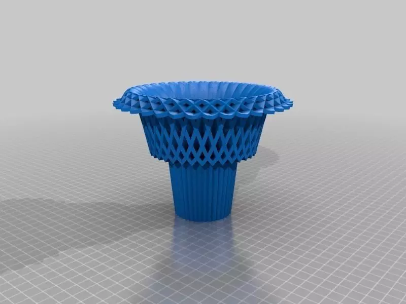 Ornament table vase  Free 3D print model_0