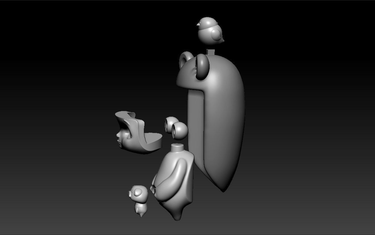 JJ Doll BJD 3D print model_3