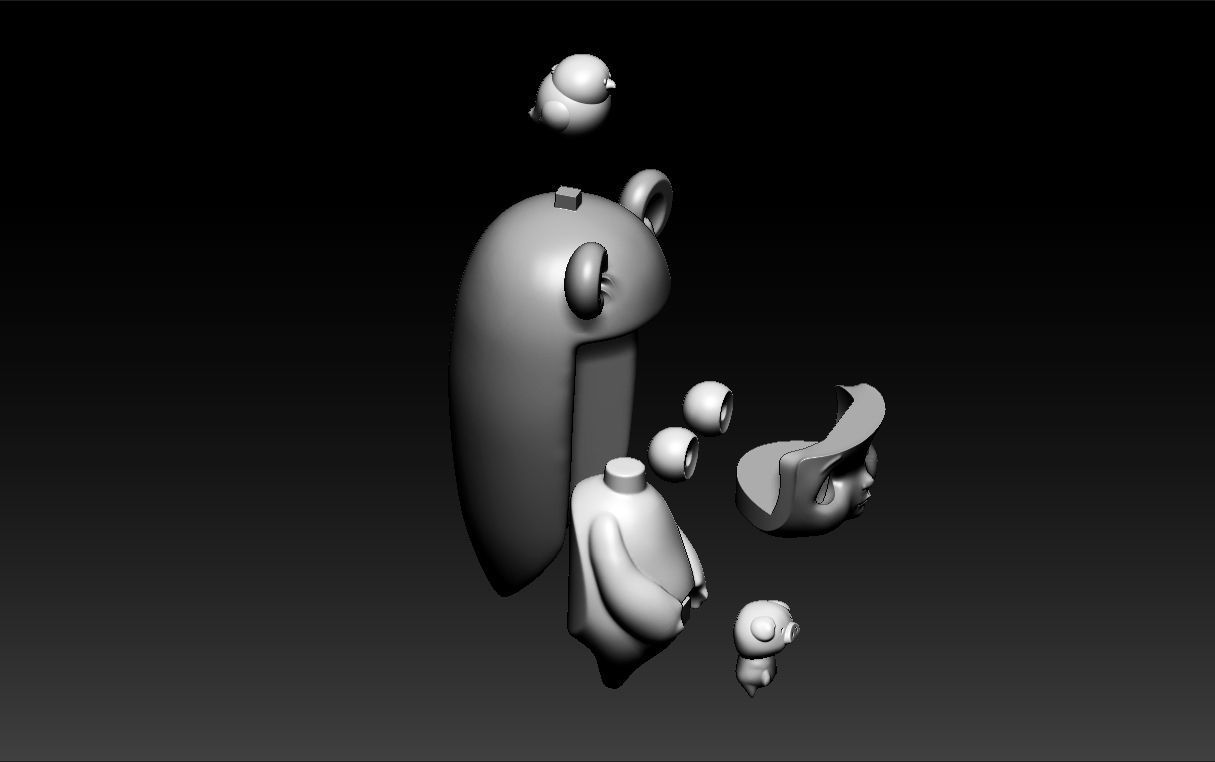 JJ Doll BJD 3D print model_2