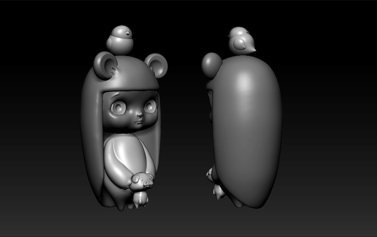 JJ Doll BJD 3D print model_4