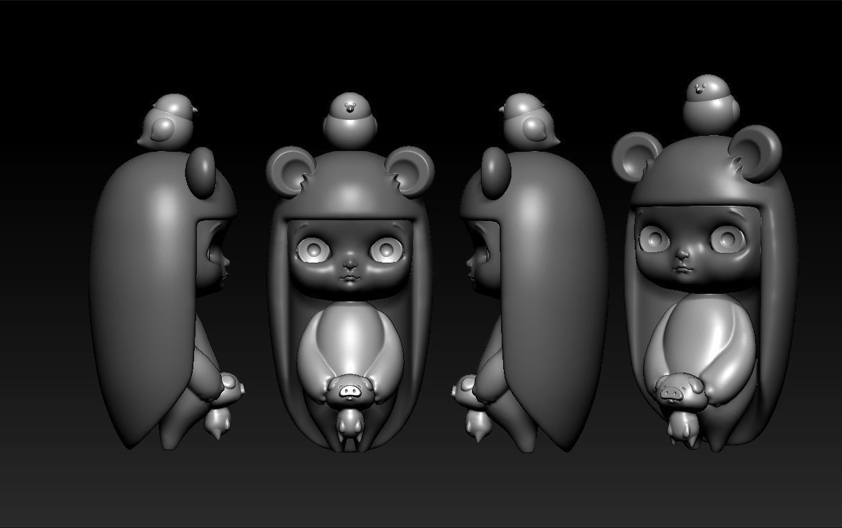 JJ Doll BJD 3D print model_1