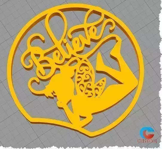 Disney Inspired Mouse Ear - Tinker Fairy Believe