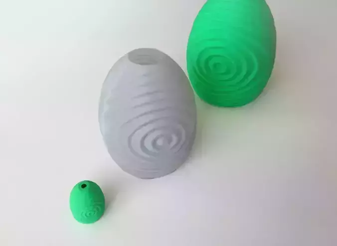 Ripple Vase 1 3D print model
