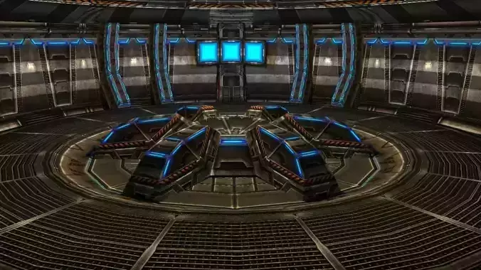 Sci-Fi Game Level 3D Model Low-poly 3D model Sci-Fi Game Level 3D Model Low-poly 3D model