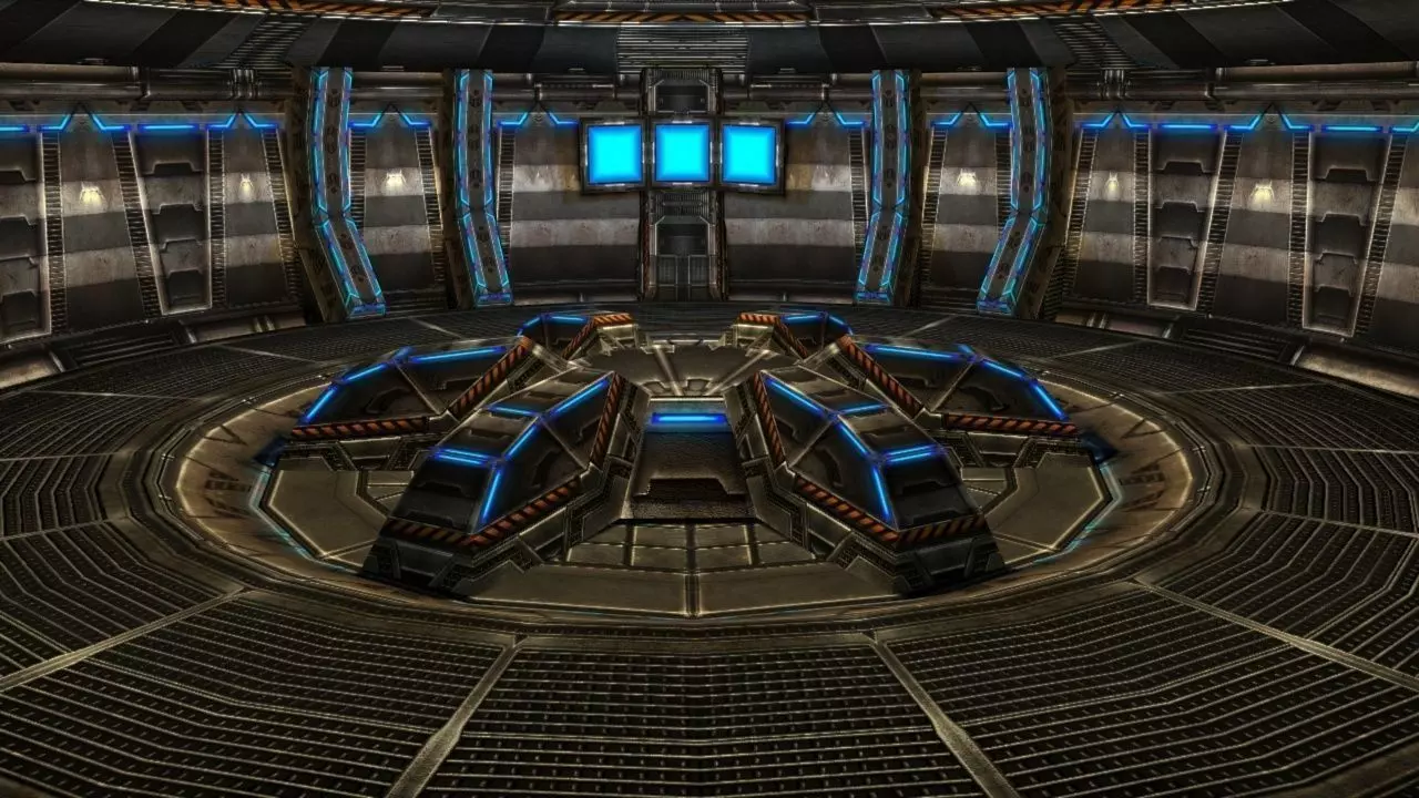 Sci-Fi Game Level 3D Model Low-poly 3D model_0