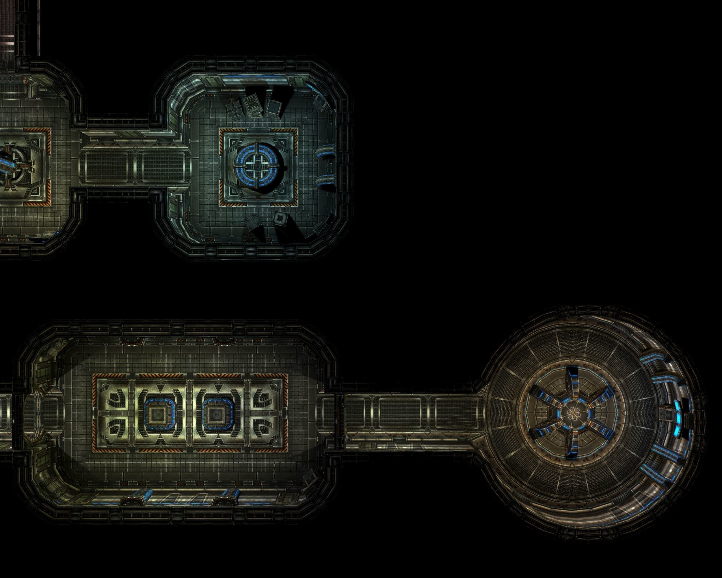 Sci-Fi Game Level 3D Model Low-poly 3D model_10