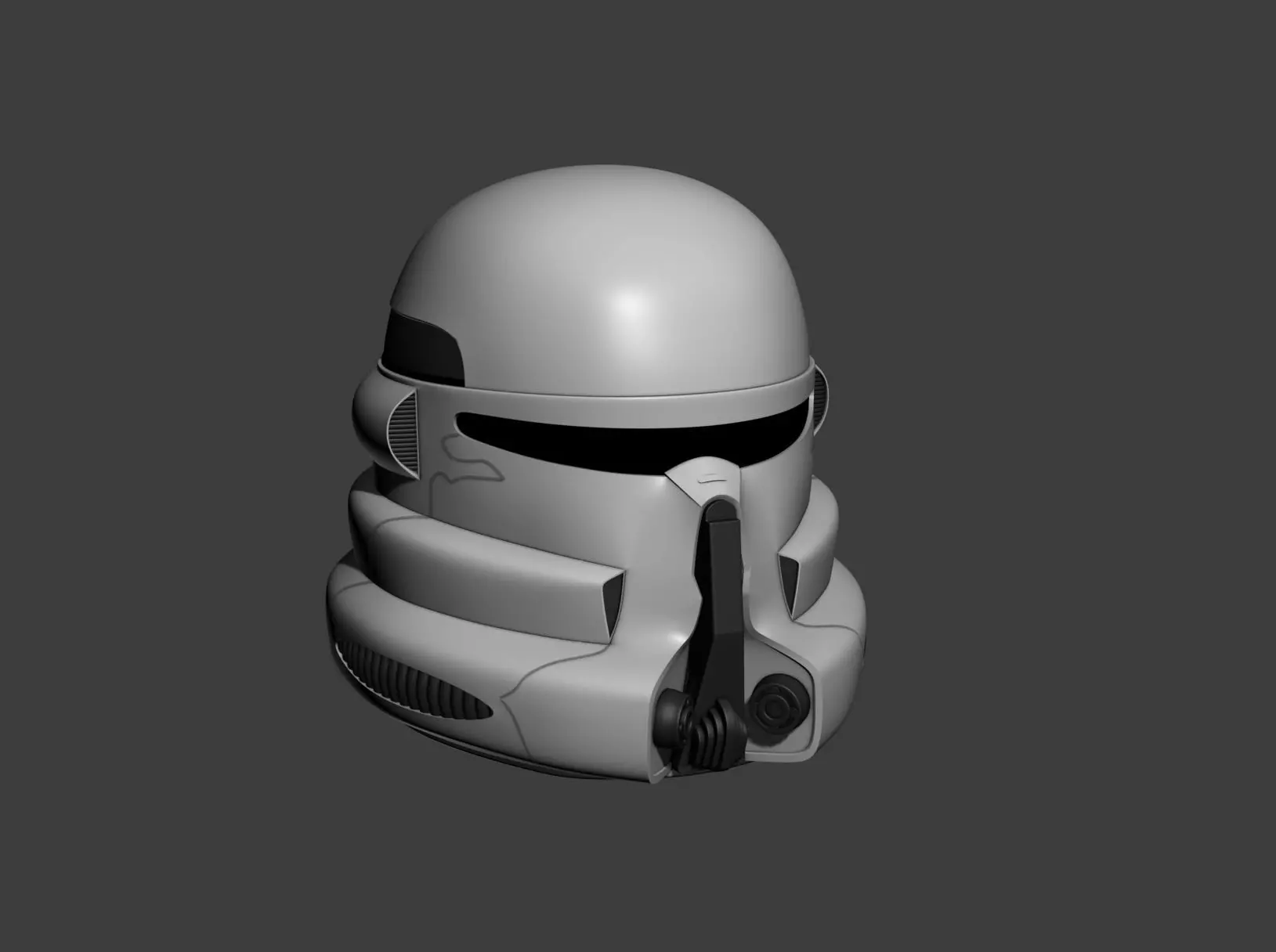 Clone Paratrooper Cosplay Helmet 3D print model_0