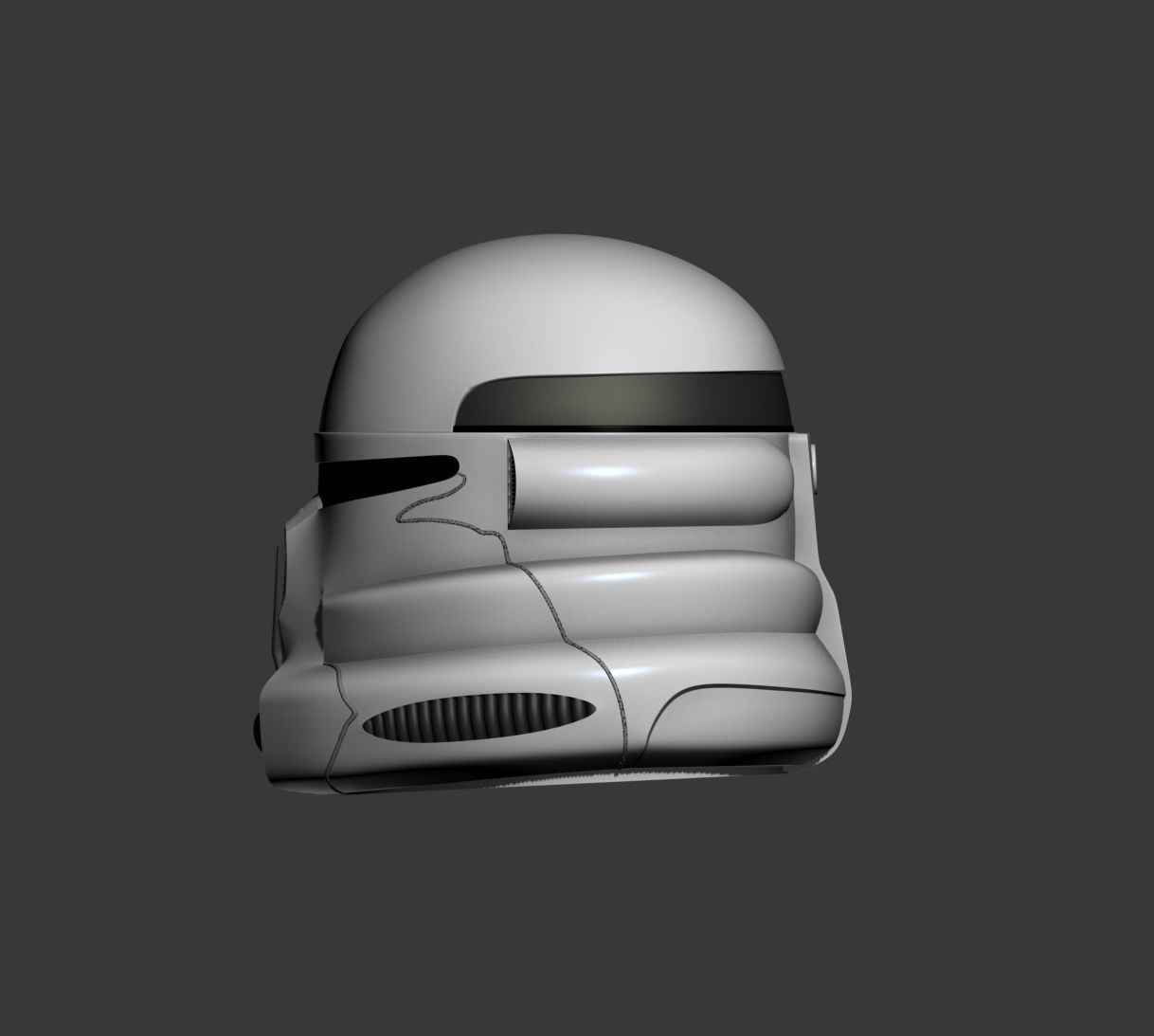 Clone Paratrooper Cosplay Helmet 3D print model_10