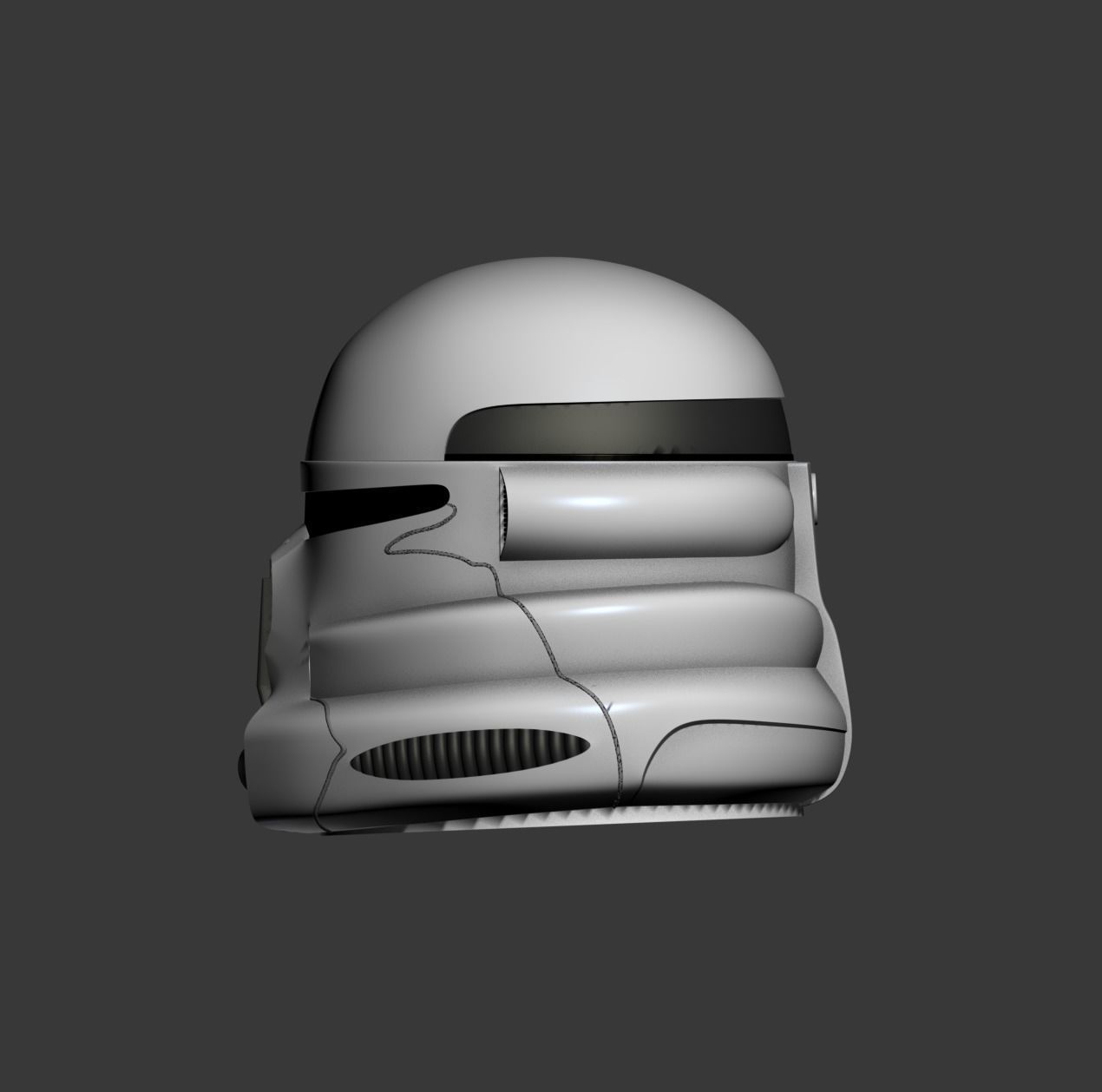 Clone Paratrooper Cosplay Helmet 3D print model_11