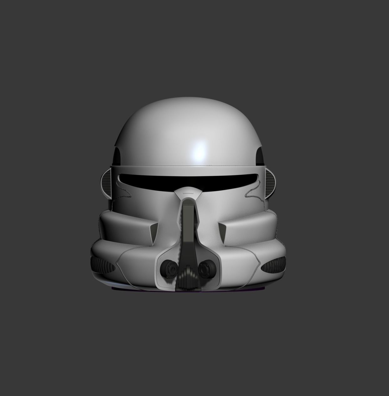 Clone Paratrooper Cosplay Helmet 3D print model_8
