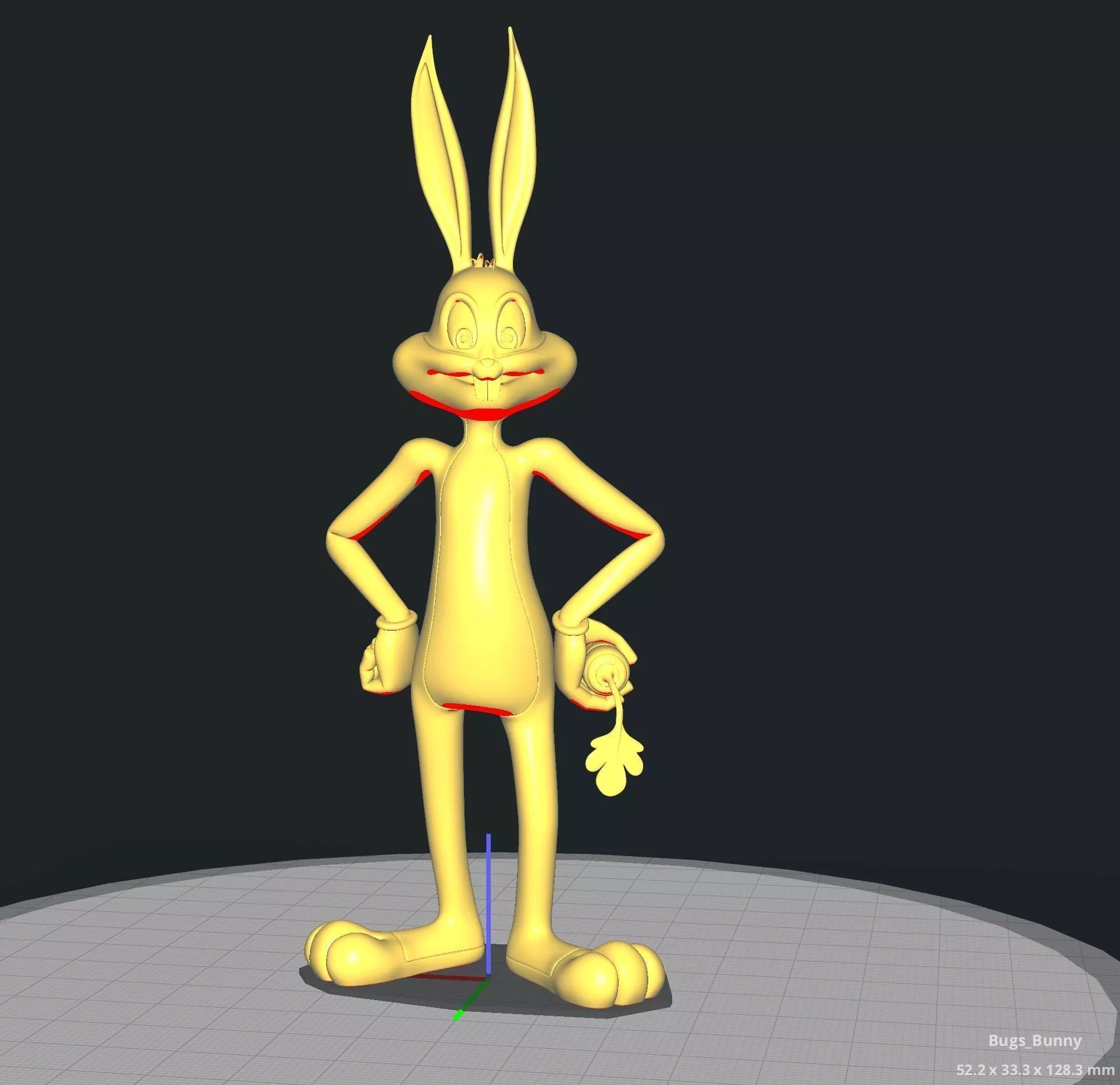 Bugs the Bunny 3D print model_0