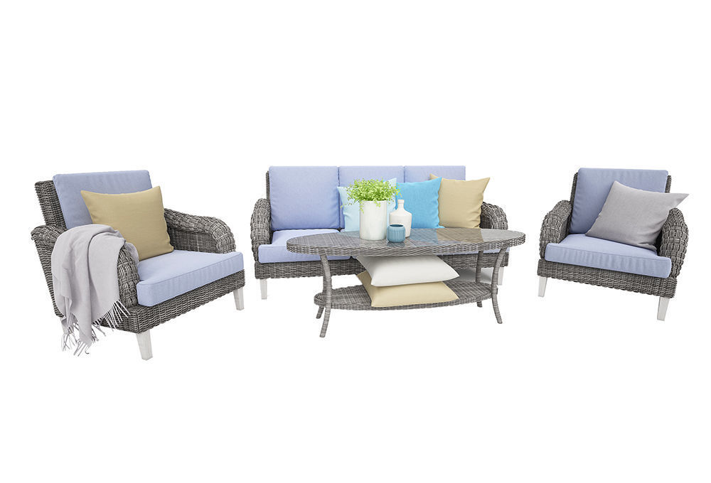 Outdoor furnitures Volumepack 16 models 3D model_13