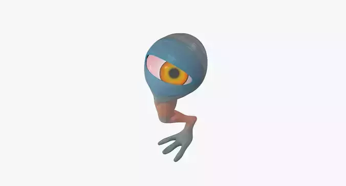Creature Cyclop Rigged 