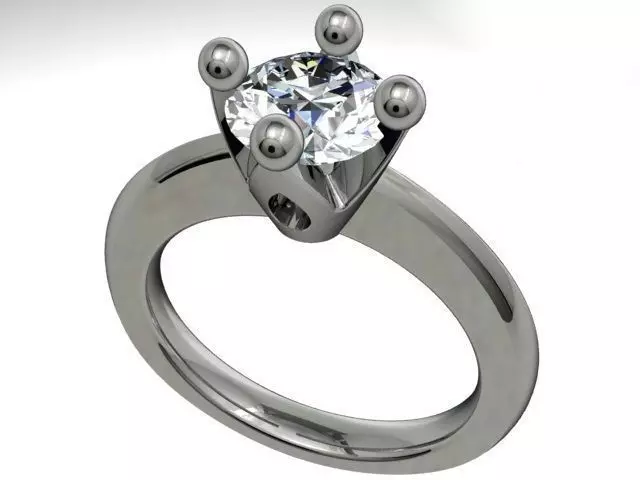 JEWELRY ENGAGEMENT RING STL FILE FOR DOWNLOAD AND PRINT- CA1 3D print model_0