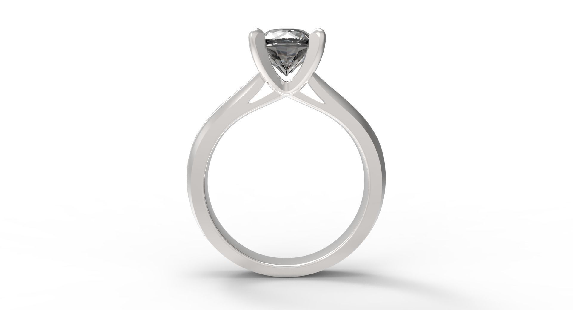 JEWELRY ENGAGEMENT RING STL FILE FOR DOWNLOAD AND PRINT- CA5 3D print model_2
