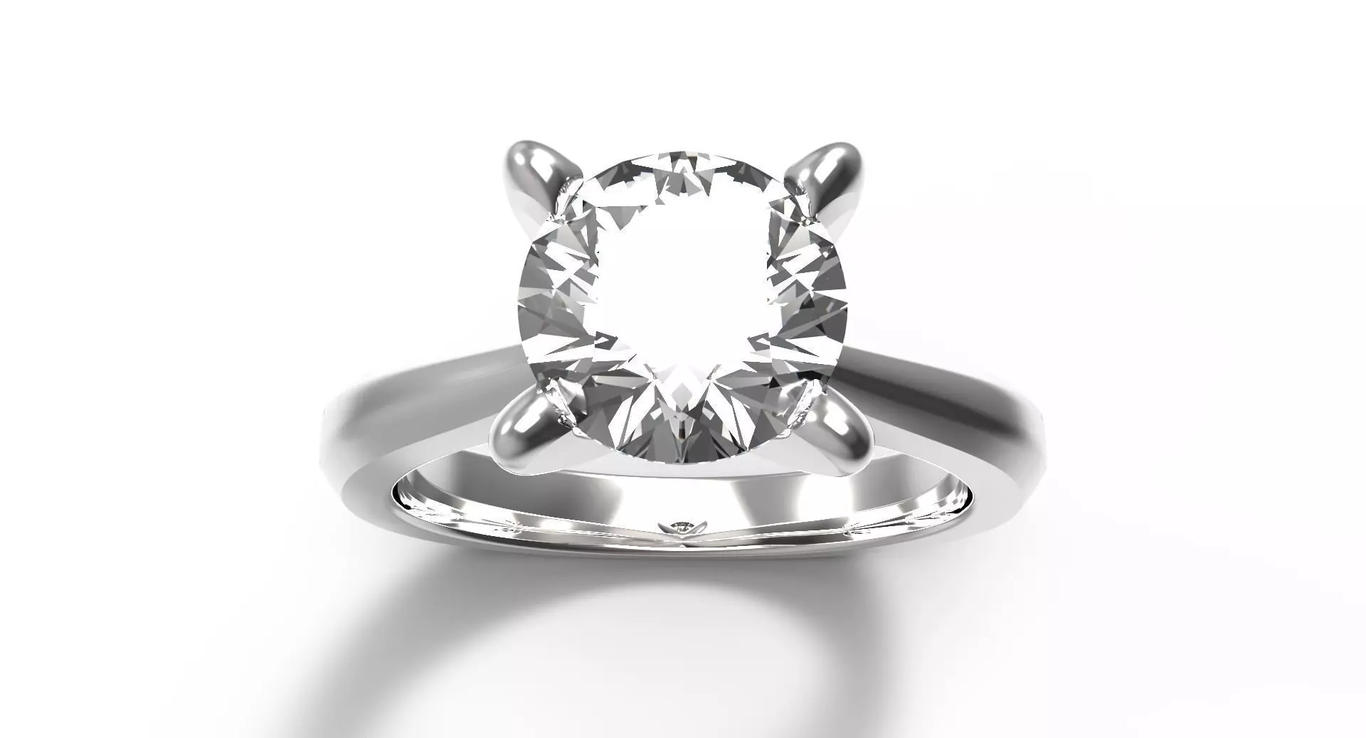 JEWELRY ENGAGEMENT RING STL FILE FOR DOWNLOAD AND PRINT- CA5 3D print model_0