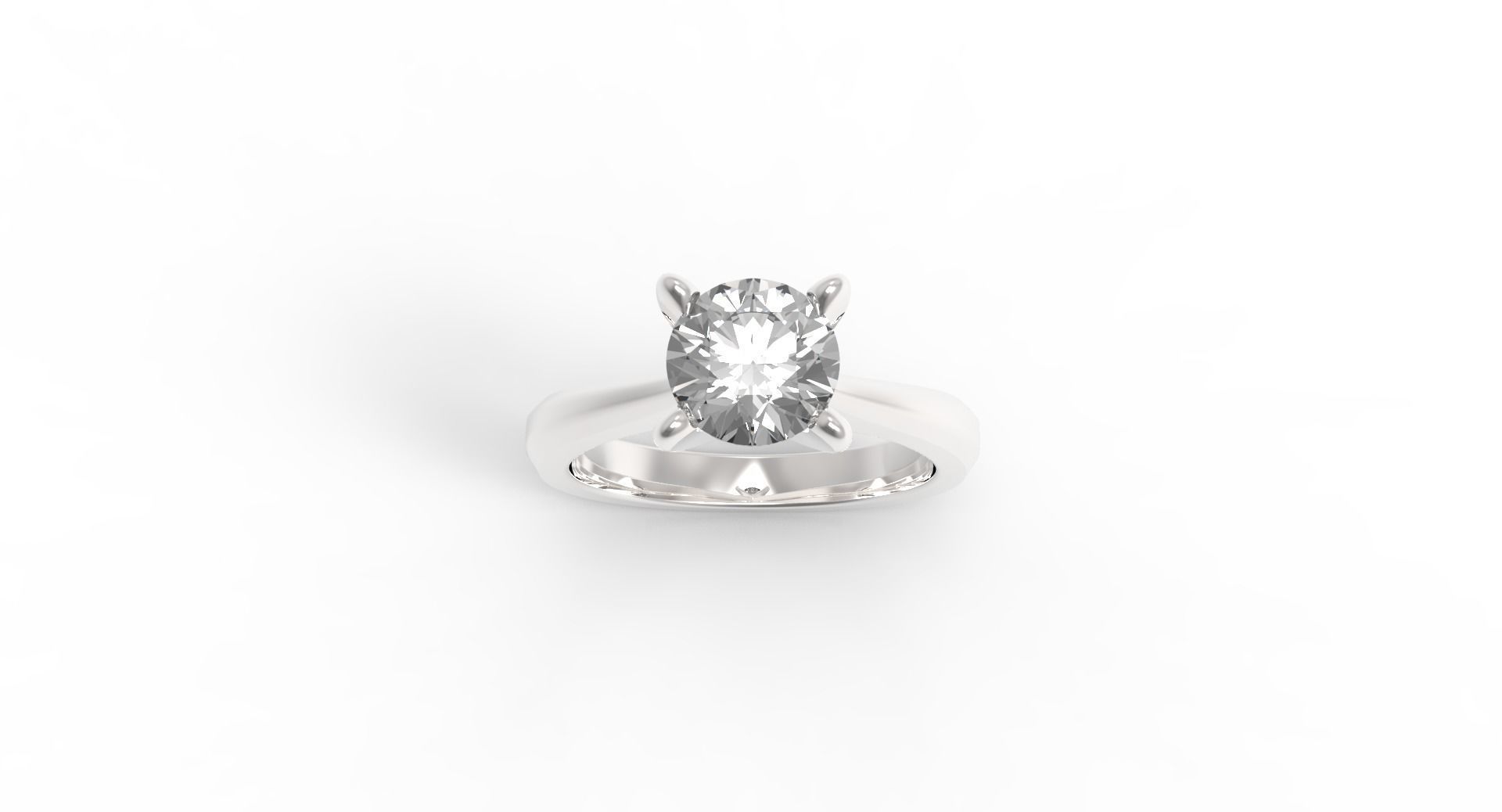 JEWELRY ENGAGEMENT RING STL FILE FOR DOWNLOAD AND PRINT- CA5 3D print model_4