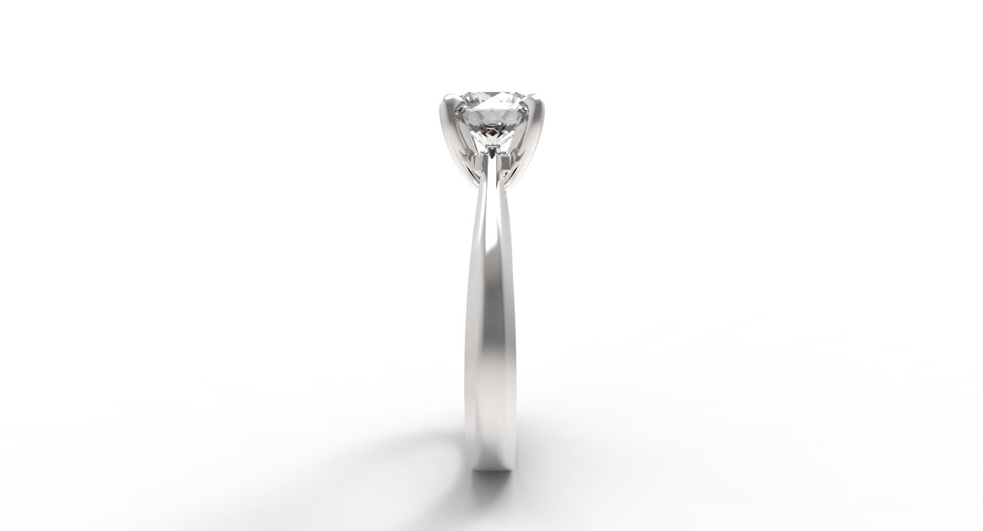 JEWELRY ENGAGEMENT RING STL FILE FOR DOWNLOAD AND PRINT- CA5 3D print model_9