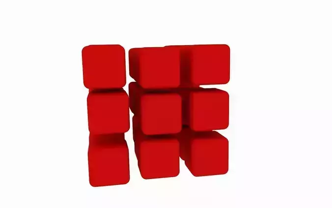 cube moving Free 3D model