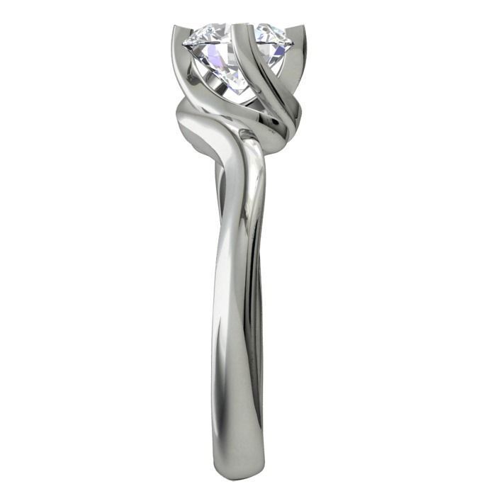 JEWELRY ENGAGEMENT RING STL FILE FOR DOWNLOAD AND PRINT- CA9 3D print model_4