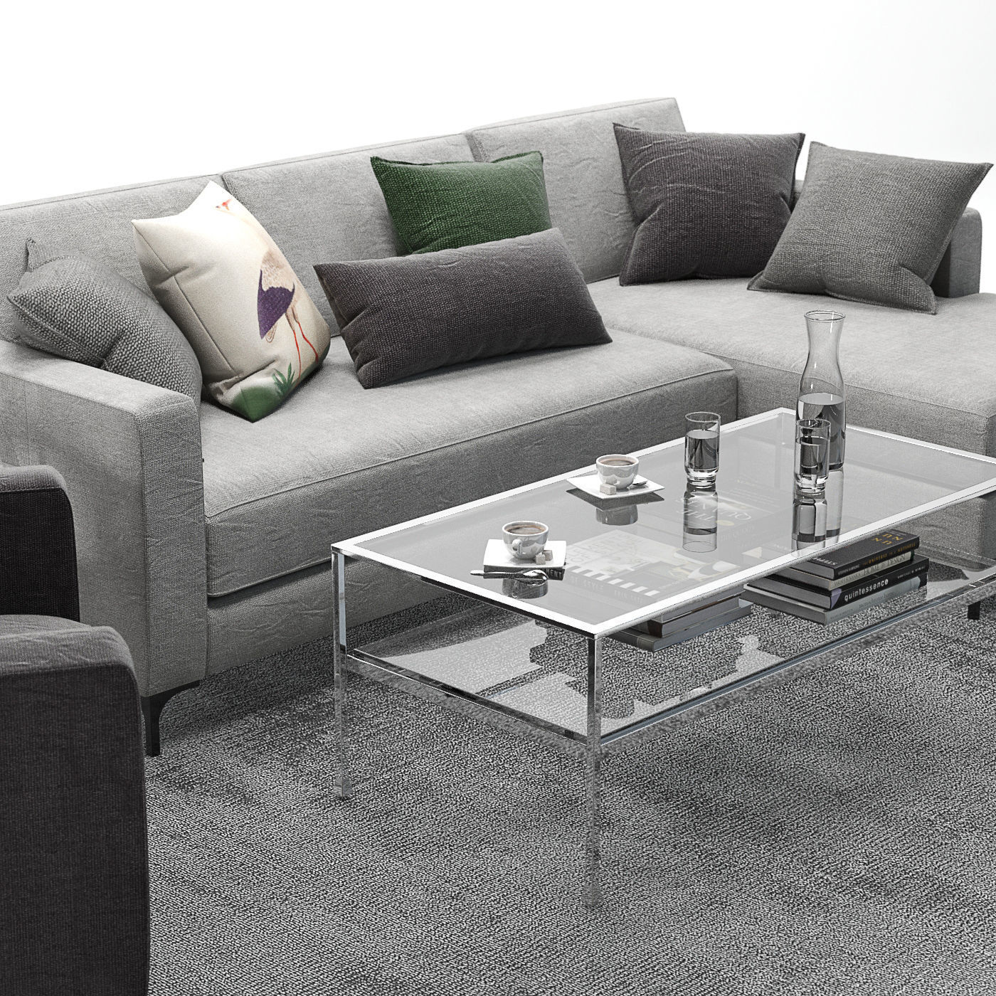 Pottery Barn Jake set 3 3D model_1