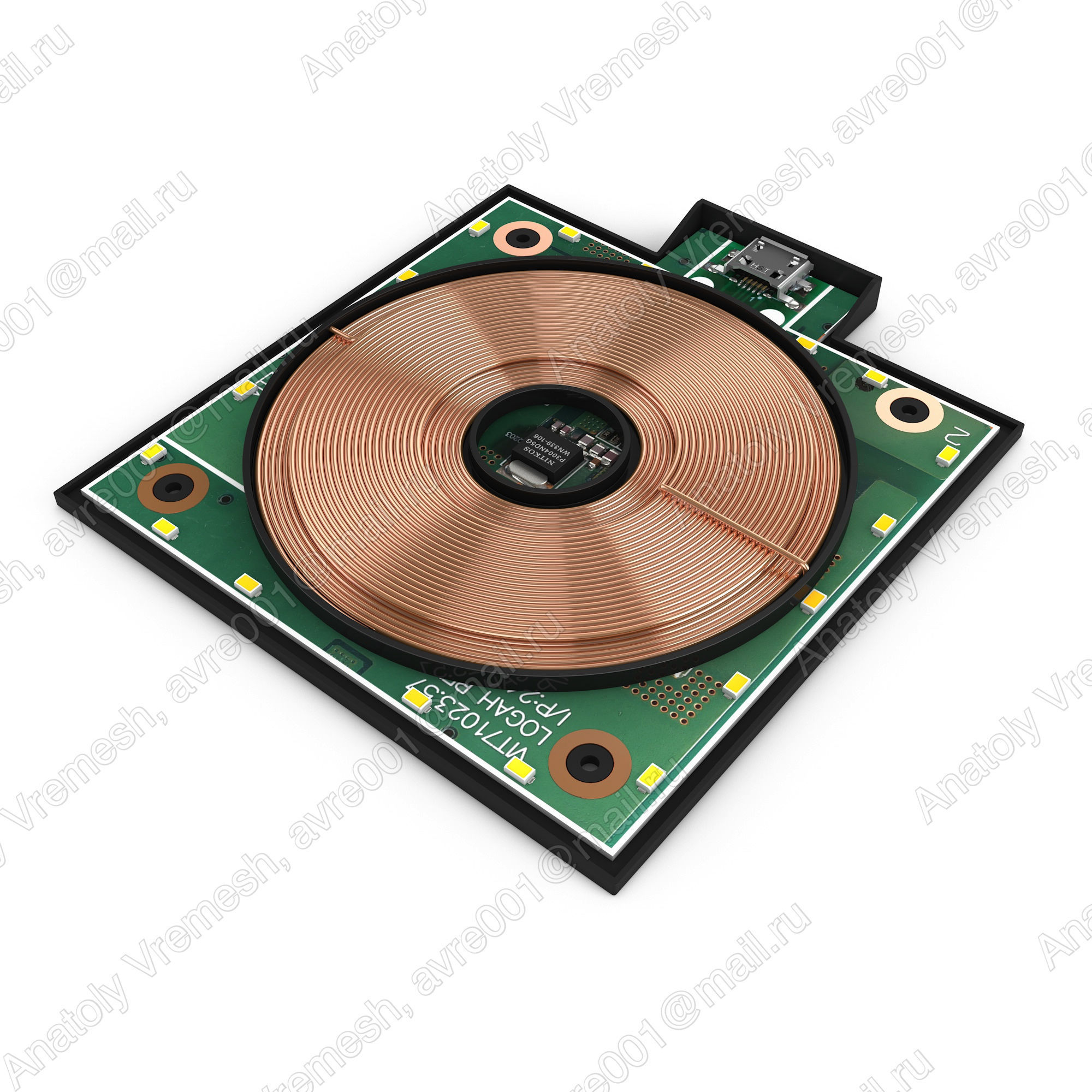 MadPower - wireless charger 3D model_5