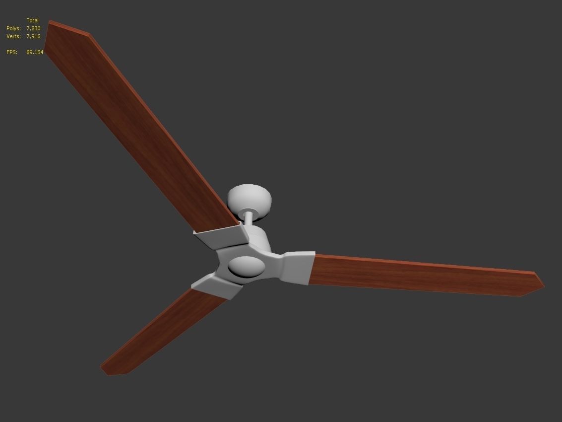 Wylde Ceiling Fan 3D model_3