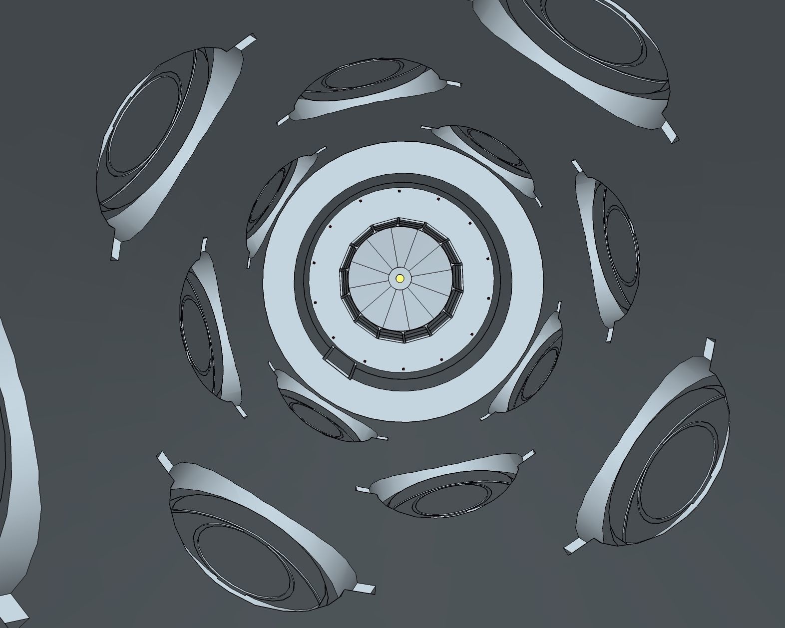 Lighthouse from a Legion series Low-poly 3D model_4