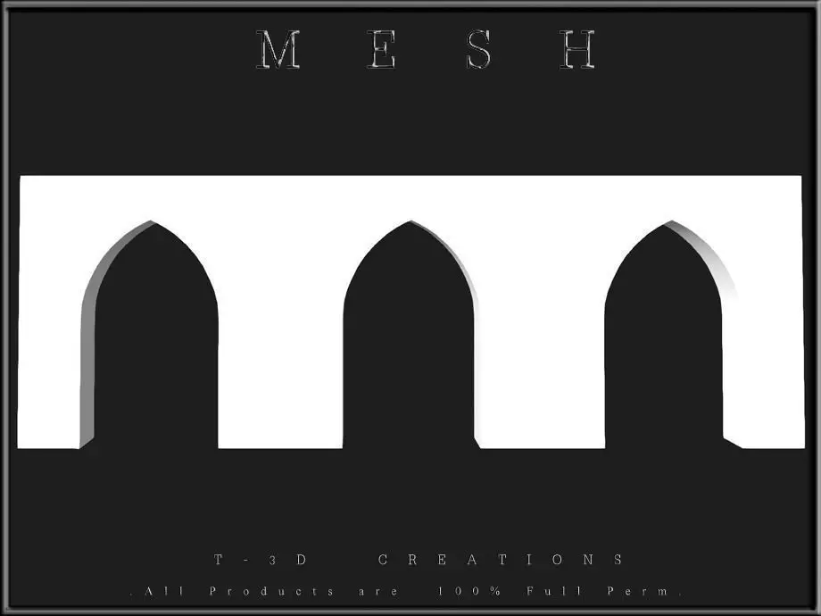 ARCH 10  Low-poly 3D model_0