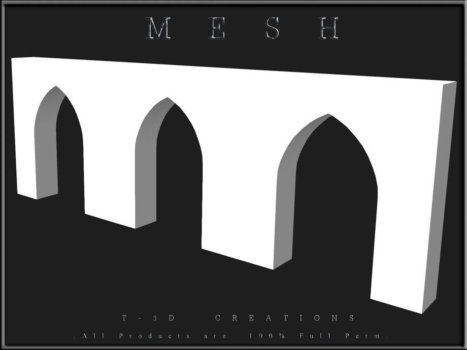 ARCH 10  Low-poly 3D model_1