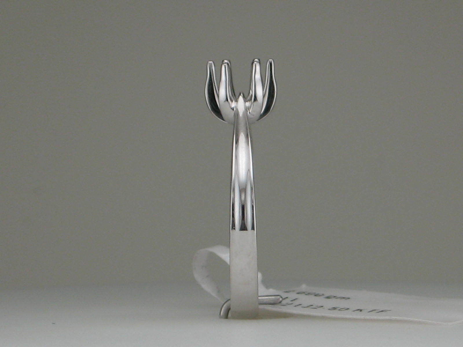 Tulip Style JEWELRY ENGAGEMENT RING STL FILE- CA14 3D print model_3
