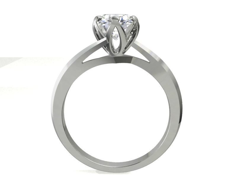 JEWELRY ENGAGEMENT RING STL FILE FOR DOWNLOAD AND PRINT- CA15 3D print model_2