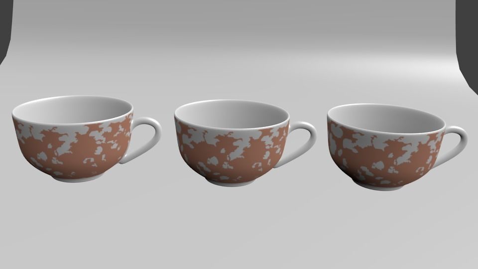 Cup coffe 3D model_1