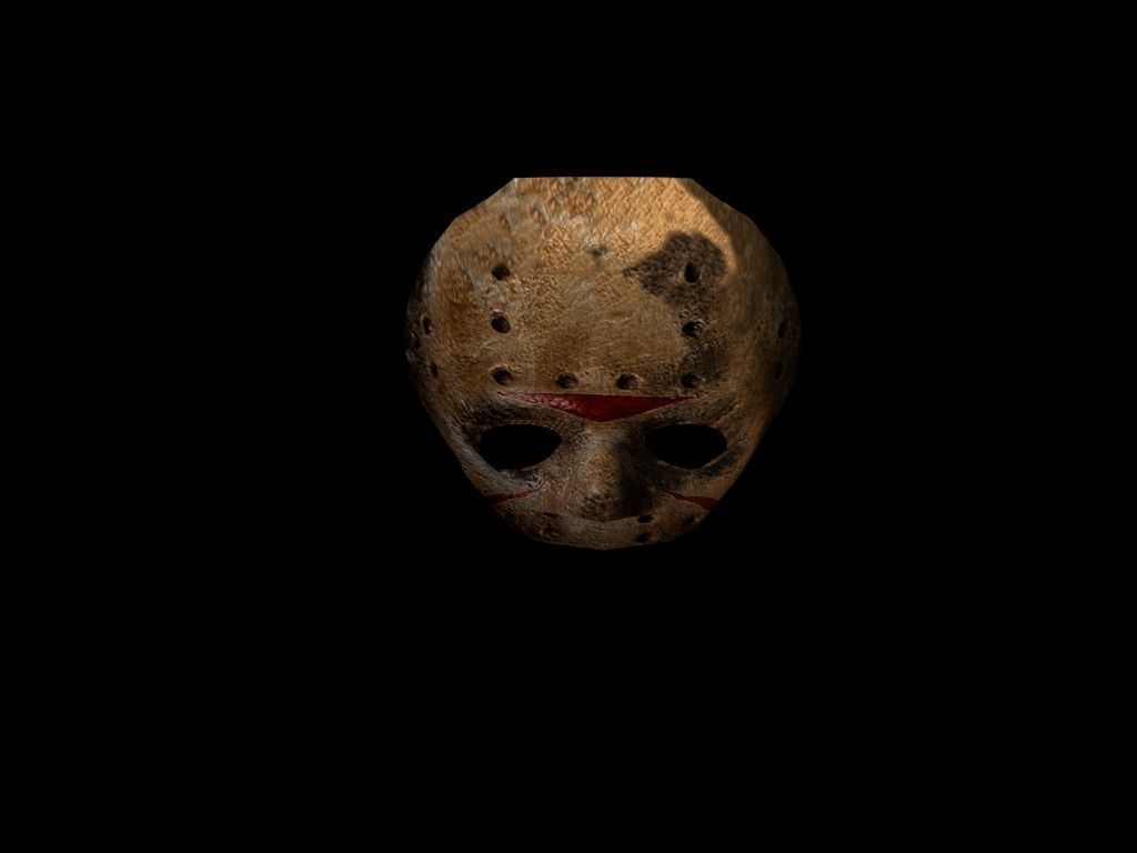 Jason Voorhes Mask Low-poly 3D model_4